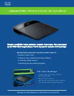 Preview for 1 page of Linksys Linksys E1500 Technical Specifications