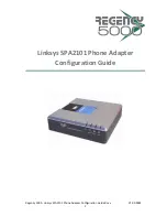 Предварительный просмотр 1 страницы Linksys Linksys SPA2101 Configuration Manual