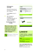 Preview for 8 page of Linksys LINKSYS WMP300N Quick Installation Manual