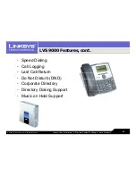 Preview for 52 page of Linksys LVS 9000 Overview