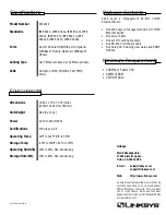 Preview for 2 page of Linksys PC22224 - ProConnect II 2224 Ethernet Switch Specifications