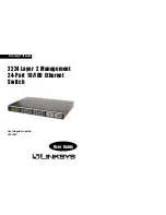 Предварительный просмотр 1 страницы Linksys PC22224 - ProConnect II 2224 Ethernet Switch User Manual