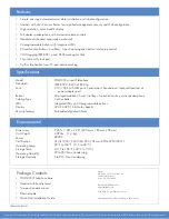 Preview for 2 page of Linksys PHM1200 - One VoIP Phone Datasheet