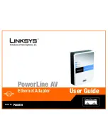 Linksys PLE200 - PowerLine AV EN Adapter Bridge User Manual preview