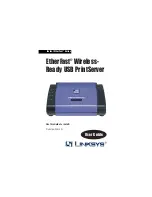 Linksys PPS1UW - EtherFast Wireless-Ready USB PrintServer Print Server User Manual preview