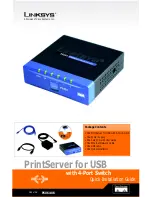 Linksys PSUS4 - PrintServer For USB Quick Installation Manual предпросмотр