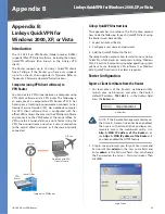 Предварительный просмотр 68 страницы Linksys QuickVPN - PC User Manual