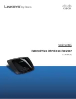 Preview for 1 page of Linksys RangePlus WRT110 User Manual