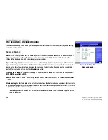 Preview for 32 page of Linksys RT31P2 - Broadband Router Installation And Troubleshooting Manual