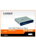 Preview for 1 page of Linksys RV0041 - 10/100/1000 VPN Router User Manual