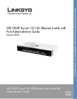 Linksys SFE1000P Administration Manual preview