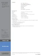 Preview for 3 page of Linksys SLM224P Product Data