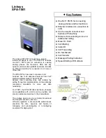 Preview for 1 page of Linksys SPA-1001 Specifications