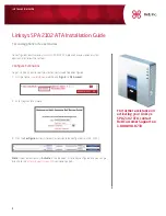 Linksys SPA 2102 ATA Installation Manual предпросмотр