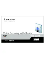 Linksys SPA3102 User Manual preview