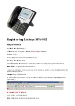 Preview for 2 page of Linksys SPA962 Manual