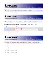 Preview for 17 page of Linksys SPA962 Manual