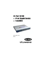 Preview for 1 page of Linksys SR2246 User Manual