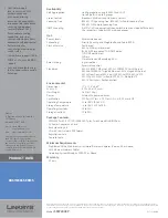 Preview for 3 page of Linksys SRW2008P Product Data