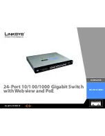 Linksys SRW2024P User Manual предпросмотр