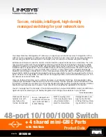 Preview for 1 page of Linksys SRW2048 Product Data