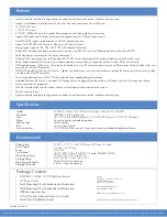 Предварительный просмотр 2 страницы Linksys SVR3000 - One Services Router Datasheet