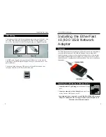 Preview for 6 page of Linksys USB100TX - EtherFast 10/100 USB Network Adapter User Manual