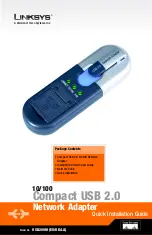 Linksys USB200M Quick Installation Manual предпросмотр