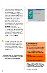 Предварительный просмотр 32 страницы Linksys USB200M Quick Installation Manual