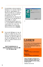 Предварительный просмотр 64 страницы Linksys USB200M Quick Installation Manual