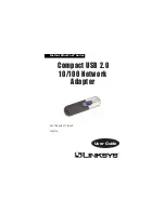 Linksys USB200M User Manual preview