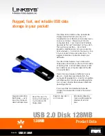 Linksys USB2128M Product Data preview
