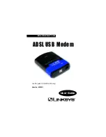 Linksys USBDSL1 User Manual preview