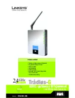 Предварительный просмотр 9 страницы Linksys WAG200G Quick Installation Manual