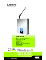 Предварительный просмотр 25 страницы Linksys WAG200G Quick Installation Manual