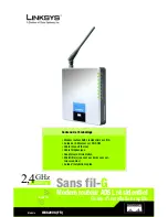 Предварительный просмотр 33 страницы Linksys WAG200G Quick Installation Manual