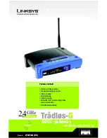 Preview for 17 page of Linksys WAG54G - Wireless-G ADSL Gateway Wireless Router Quick Installation Manual