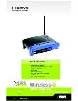 Preview for 41 page of Linksys WAG54G - Wireless-G ADSL Gateway Wireless Router Quick Installation Manual