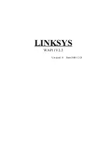 Linksys WAP11 v2.2 User Manual preview