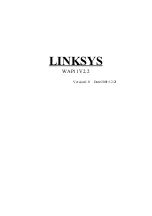 Предварительный просмотр 1 страницы Linksys WAP11 v2.2 User Manual