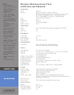 Preview for 2 page of Linksys WAP200E Product Data