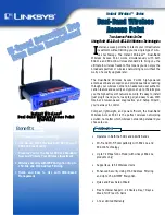Linksys WAP51AB - Instant Wireless - Access Point Specifications preview