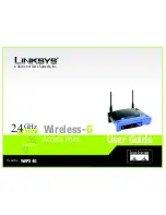Linksys WAP54G - Wireless-G Access Point User Manual preview
