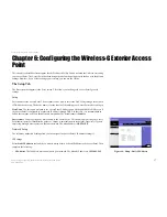 Предварительный просмотр 24 страницы Linksys WAP54GPE - Wireless-G Exterior Access Point User Manual