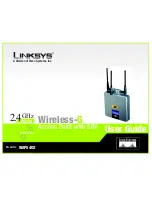 Linksys WAP54GX User Manual preview