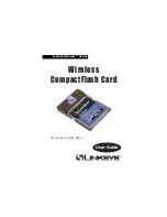 Linksys WCF12 - Wireless-B Network CompactFlash Card User Manual preview