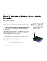 Предварительный просмотр 18 страницы Linksys WET54G v2 User Manual