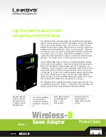 Linksys WGA11B Product Data preview
