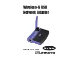 Preview for 1 page of Linksys Wireless-G User Manual