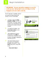 Preview for 2 page of Linksys WMP54GX Quick Installation Manual